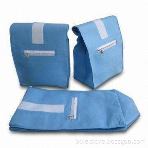 Felt Cooler Bags with Hook-and-loop Fastener Closure, Outside Zipper Pocket and Good Cooling Effect